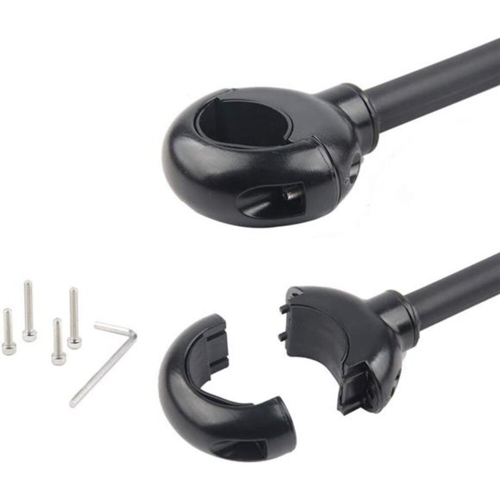 Bike Mirror Rotatable & Adjustable Wide Angle Rear View Shockproof Convex Mirror - Picture 4 of 7